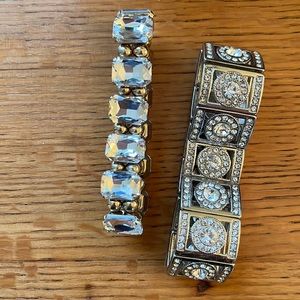 Two sparkly stretch, bracelets, never worn